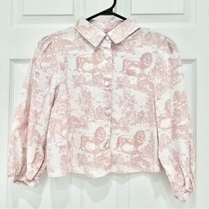 ELLANDEMM - TOILE ELIE BLOUSE SET - PINK
